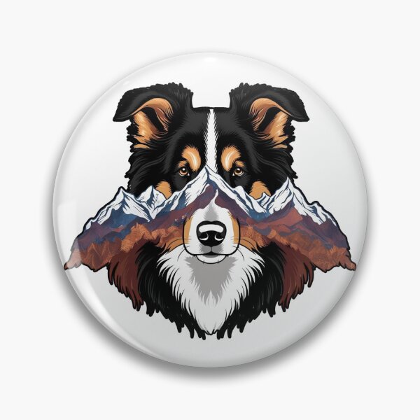 Item preview, Mountain Silhouette of a Rough Collie designed and sold by GoodyPaws.