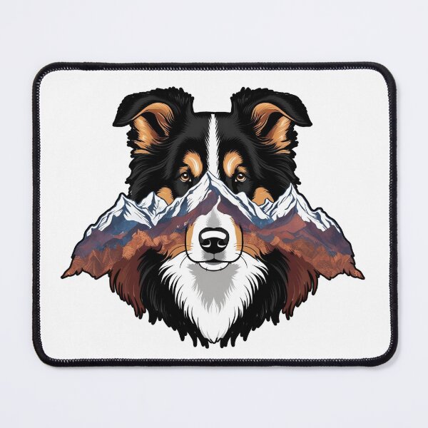 Item preview, Mountain Silhouette of a Rough Collie designed and sold by GoodyPaws.
