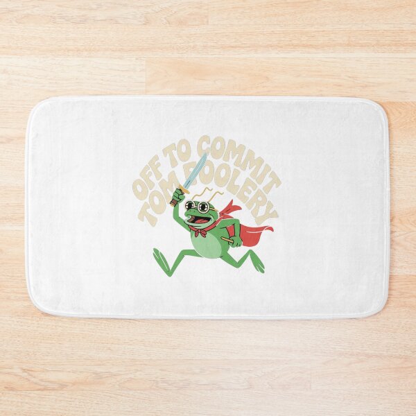 Item preview, off to commit, tom foolery, goofy, frog, funnyfits70, Humor, Funny, retro, vintages, funny quotes, animal humor, designed and sold by FunnyFits70.