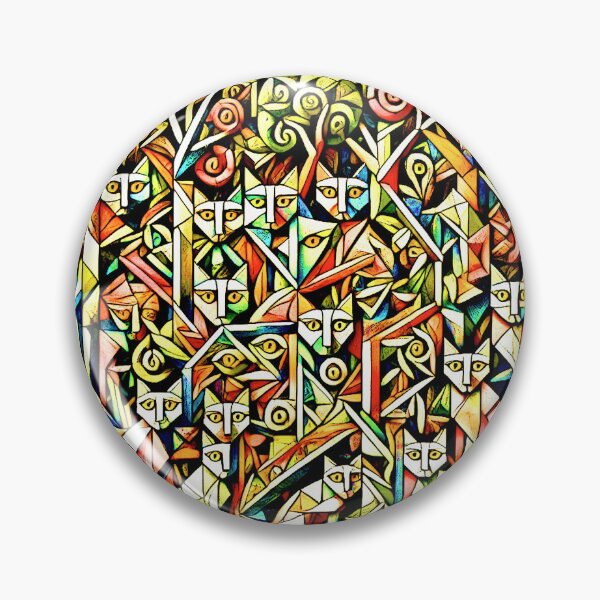 Item preview, cubism cats 2025 tileartwork designed and sold by tileartwork.