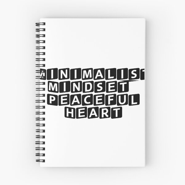 Item preview, Minimalist Mindset, Peaceful Heart designed and sold by Ninjacatoff.