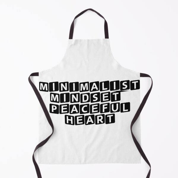 Item preview, Minimalist Mindset, Peaceful Heart designed and sold by Ninjacatoff.