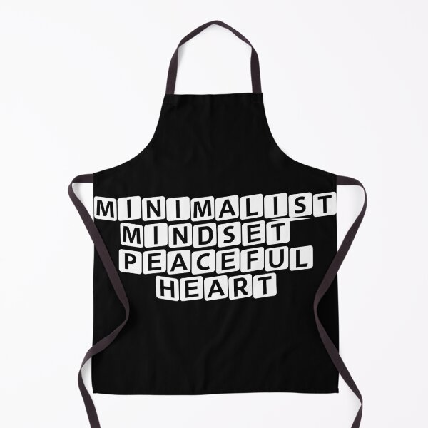 Item preview, Minimalist Mindset, Peaceful Heart designed and sold by Ninjacatoff.