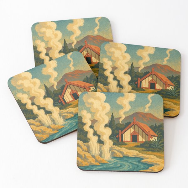 Item preview, Geothermal Pools and Māori Wharenui in Rotorua, New Zealand designed and sold by Places On Earth.