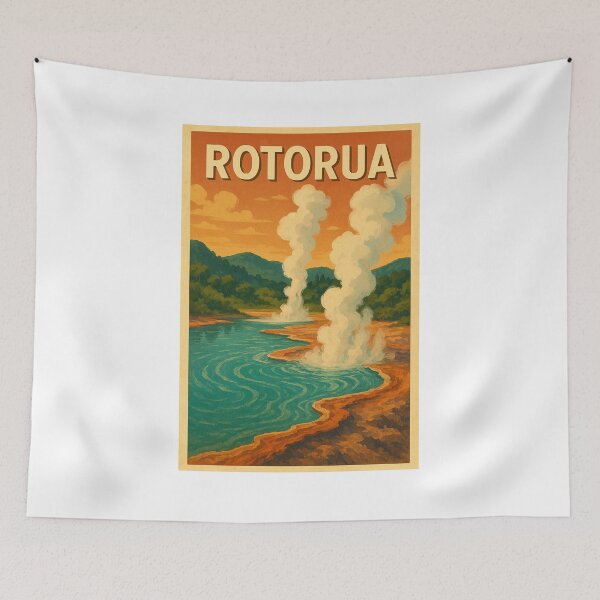 Item preview, Geothermal Pools in Rotorua, New Zealand designed and sold by Places On Earth.