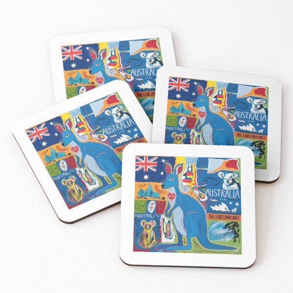 Item preview, Hopping Through the Land Down Under, Australia, Kangaroo, funnyfits70, Humor, Funny, retro, vintages, funny quotes, animal humor, designed and sold by FunnyFits70.