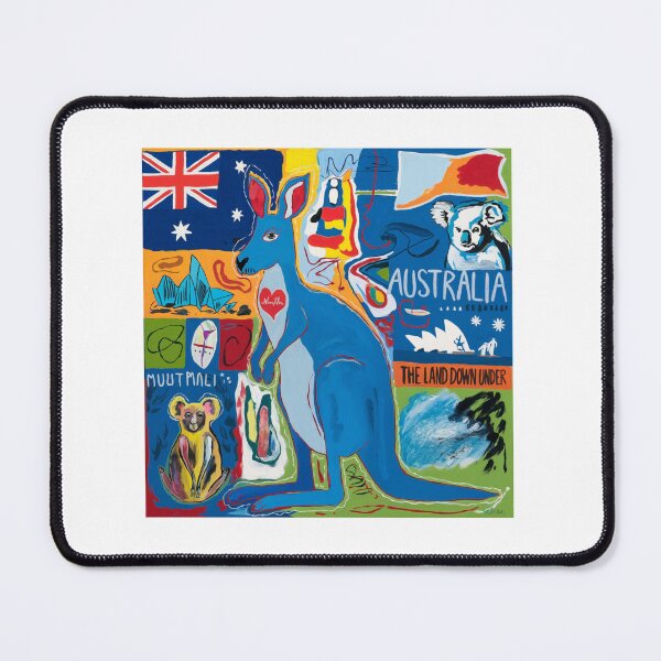 Item preview, Hopping Through the Land Down Under, Australia, Kangaroo, funnyfits70, Humor, Funny, retro, vintages, funny quotes, animal humor, designed and sold by FunnyFits70.