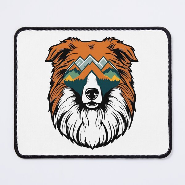Item preview,  Mountain Silhouette of a Rough Collie designed and sold by GoodyPaws.
