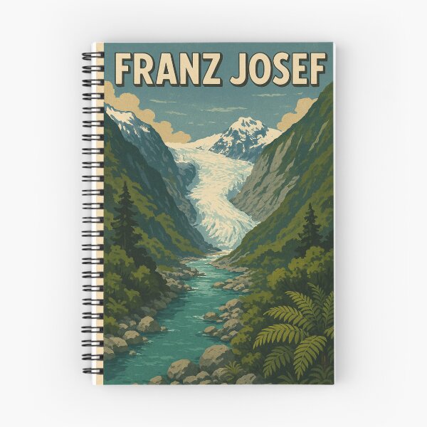 Item preview, Franz Josef Glacier Surrounded by Rainforest and Mountains designed and sold by Places On Earth.