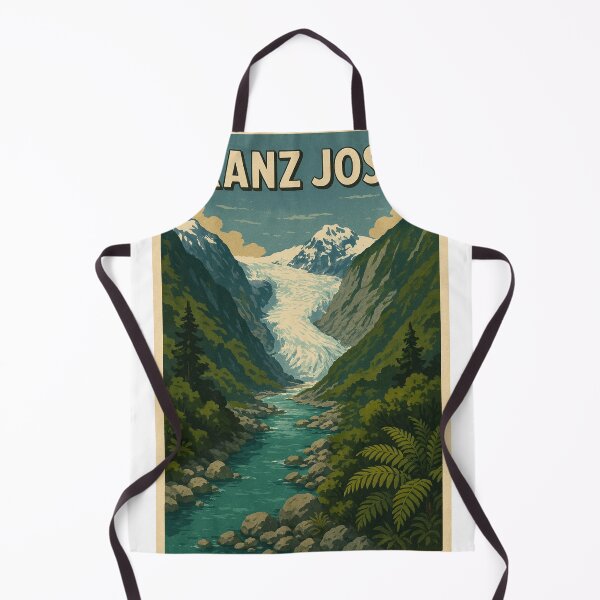 Item preview, Franz Josef Glacier Surrounded by Rainforest and Mountains designed and sold by Places On Earth.