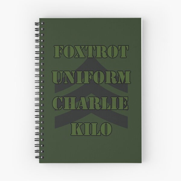 Item preview, Foxtrot  Uniform Charlie Kilo - Military  designed and sold by ClanRaeDesign.