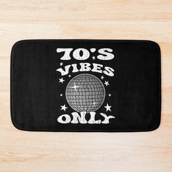 Item preview, 70's VIBES ONLY retro classic rock disco glam rock 70's music lovers 70's fans  designed and sold by Jt41.