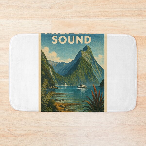 Item preview, Milford Sound Cruise with Mitre Peak and Fiordland Landscape, New Zealand designed and sold by Places On Earth.