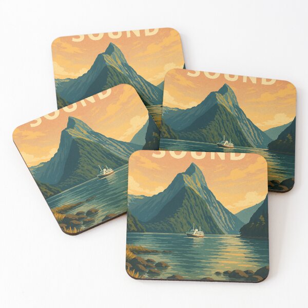 Item preview, Milford Sound with Mitre Peak and Fiordland Landscape, New Zealand designed and sold by Places On Earth.