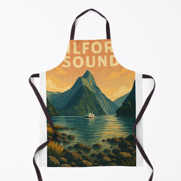 Item preview, Milford Sound with Mitre Peak and Fiordland Landscape, New Zealand designed and sold by Places On Earth.