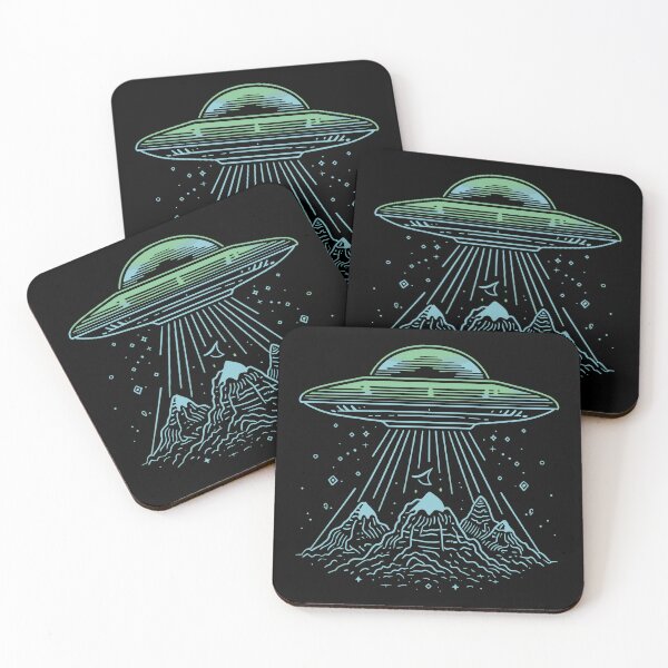 Item preview, UFO Over Mountain Scene designed and sold by StyleTee11.