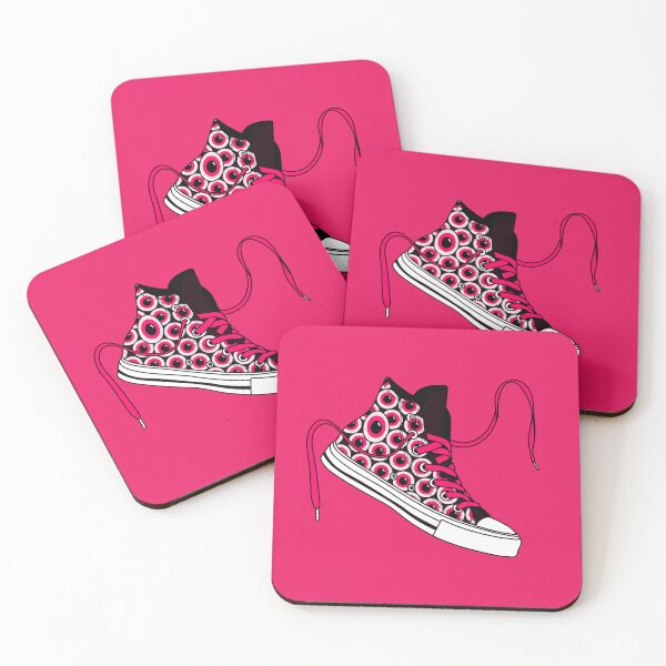 Artikelvorschau, Pinke Augen High Tops entworfen und verkauft von MickeyEdwards.