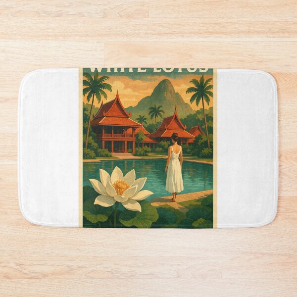 Item preview, The White Lotus Thailand designed and sold by Places On Earth.