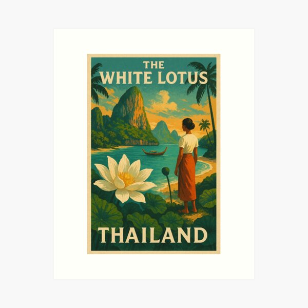 Item preview, The White Lotus Thailand Resort designed and sold by Places On Earth.
