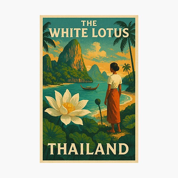 Item preview, The White Lotus Thailand Resort designed and sold by Places On Earth.