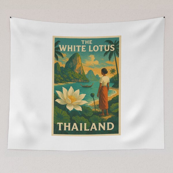 Item preview, The White Lotus Thailand Resort designed and sold by Places On Earth.