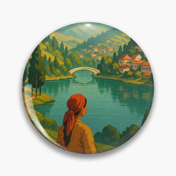 Item preview, Mirik Lake with Tea Gardens and Snowy Mountain Views, India designed and sold by Places On Earth.