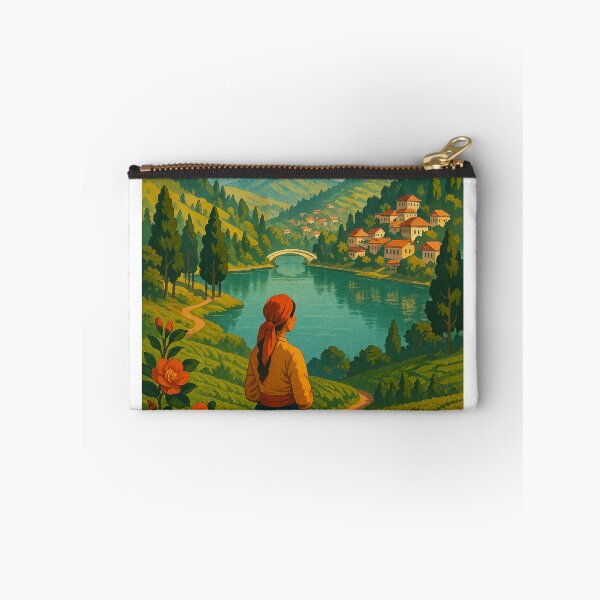 Item preview, Mirik Lake with Tea Gardens and Snowy Mountain Views, India designed and sold by Places On Earth.