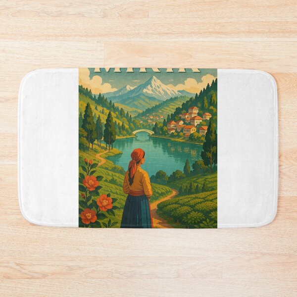 Item preview, Mirik Lake with Tea Gardens and Snowy Mountain Views, India designed and sold by Places On Earth.