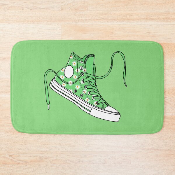 Item preview, green daisy high tops designed and sold by MickeyEdwards.