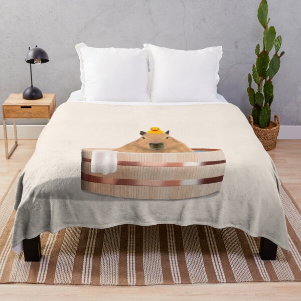 Item preview, Cute Capybara Onsen Spa designed and sold by Whimsy-Wildlife.