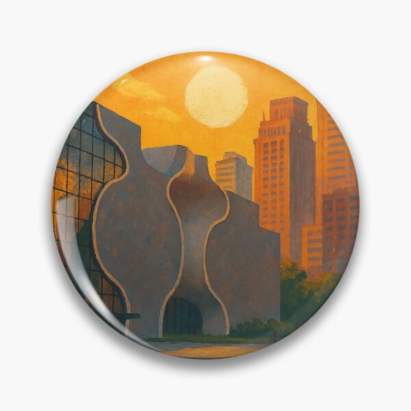 Item preview, Taichung National Theater and Lanterns with Sunset Sky, Taiwan designed and sold by Places On Earth.