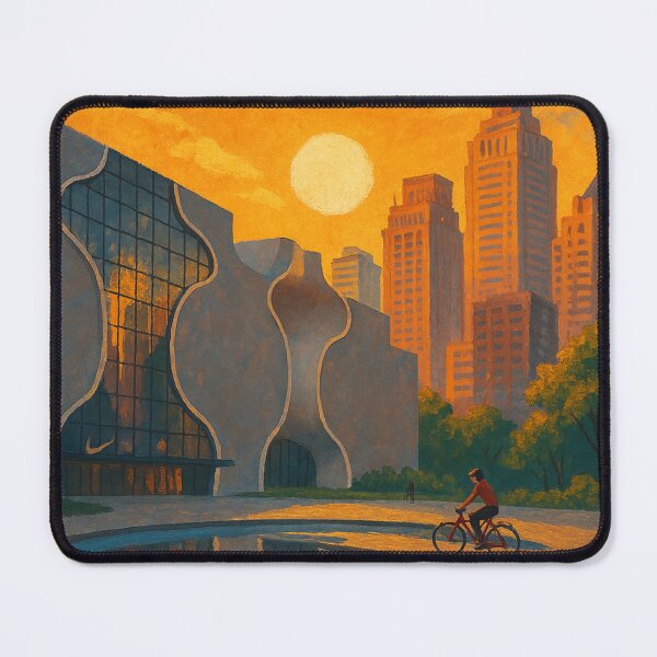Item preview, Taichung National Theater and Lanterns with Sunset Sky, Taiwan designed and sold by Places On Earth.