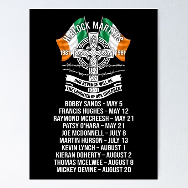 Item preview, Irish Hunger Strike 1981 designed and sold by CELTIC-DESIGNS.
