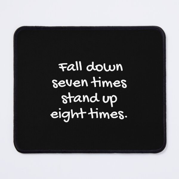 Item preview, Quote about life | positive quote | Fall down designed and sold by ZenNature.