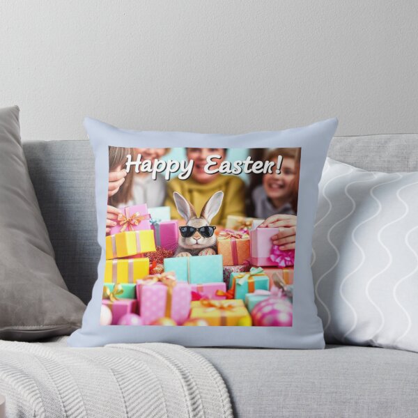 Item preview, Happy Easter With Cool Bunny And Presents designed and sold by lanasworld.
