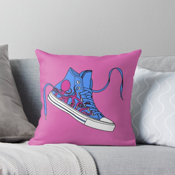 Item preview, octopus blue and pink high tops designed and sold by MickeyEdwards.