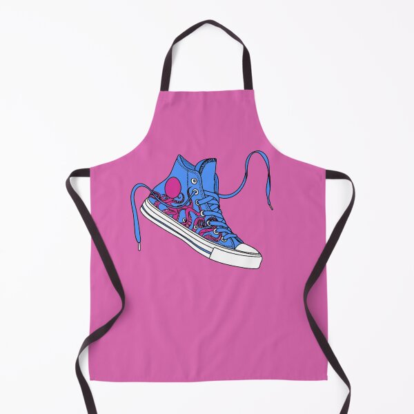 Item preview, octopus blue and pink high tops designed and sold by MickeyEdwards.