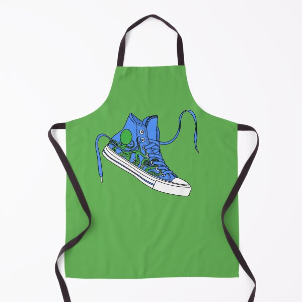 Item preview, octopus blue and green high tops designed and sold by MickeyEdwards.