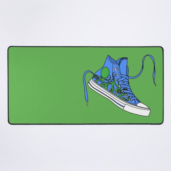 Item preview, octopus blue and green high tops designed and sold by MickeyEdwards.
