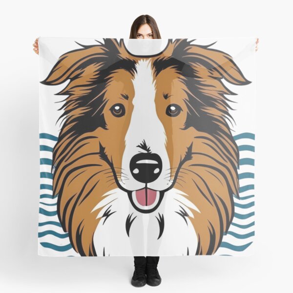 Item preview, Ocean Silhouette of a Rough Collie designed and sold by GoodyPaws.
