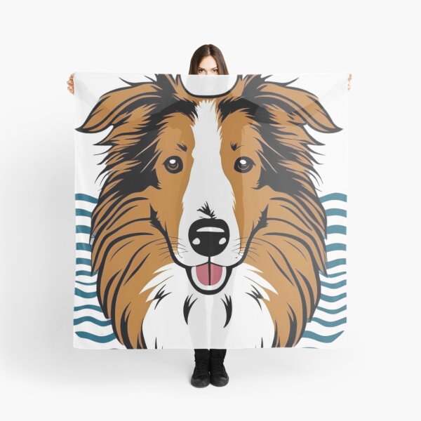 Item preview, Ocean Silhouette of a Rough Collie designed and sold by GoodyPaws.