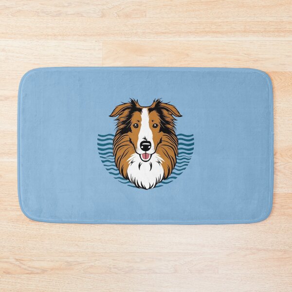 Item preview, Ocean Silhouette of a Rough Collie designed and sold by GoodyPaws.