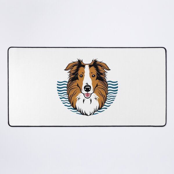 Item preview, Ocean Silhouette of a Rough Collie designed and sold by GoodyPaws.