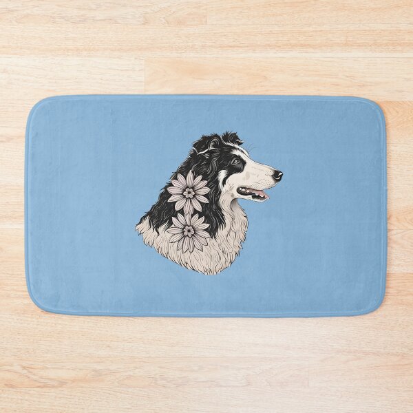 Item preview, Floral Silhouette of a Rough Collie designed and sold by GoodyPaws.