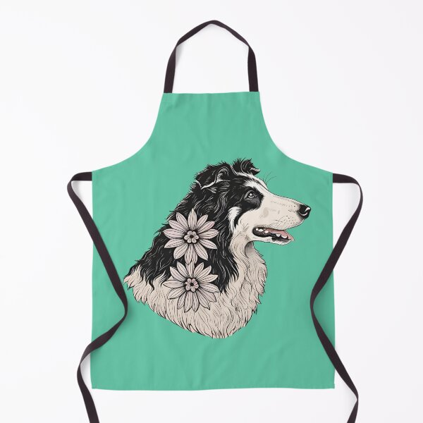 Item preview, Floral Silhouette of a Rough Collie designed and sold by GoodyPaws.