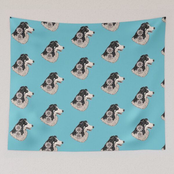 Item preview, Floral Silhouette of a Rough Collie designed and sold by GoodyPaws.