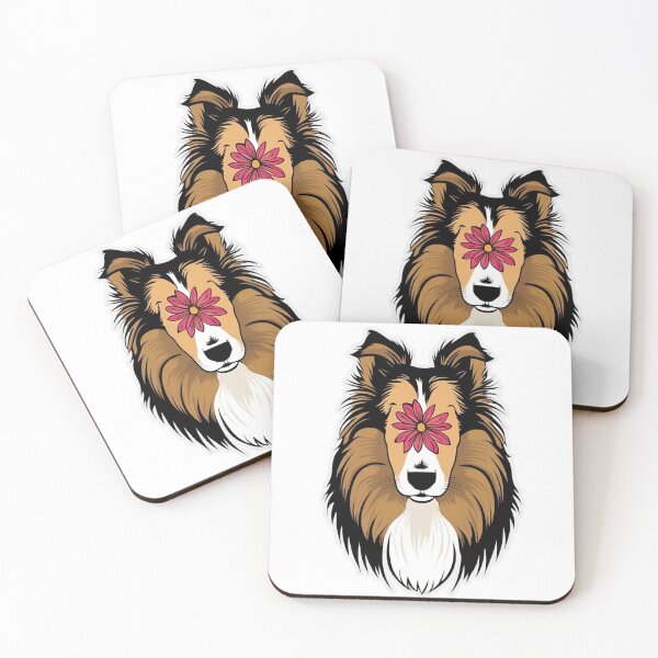 Item preview, Floral Silhouette of a Rough Collie designed and sold by GoodyPaws.