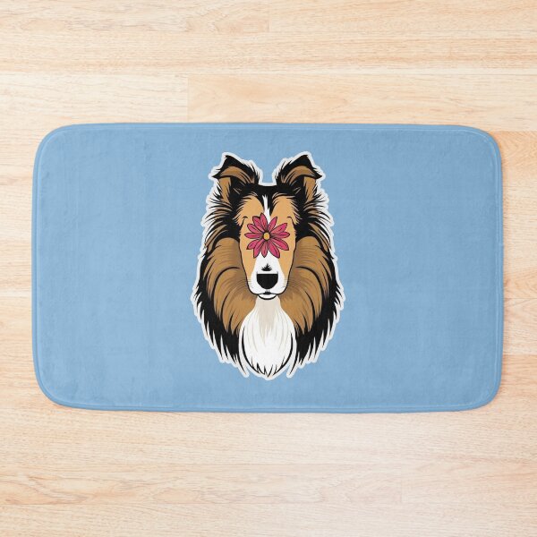 Item preview, Floral Silhouette of a Rough Collie designed and sold by GoodyPaws.