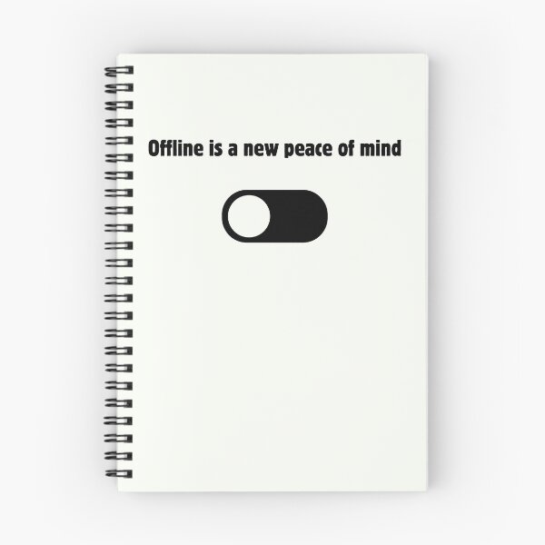 Item preview, Offline Is A New Peace Of Mind designed and sold by UrbanCult-Store.
