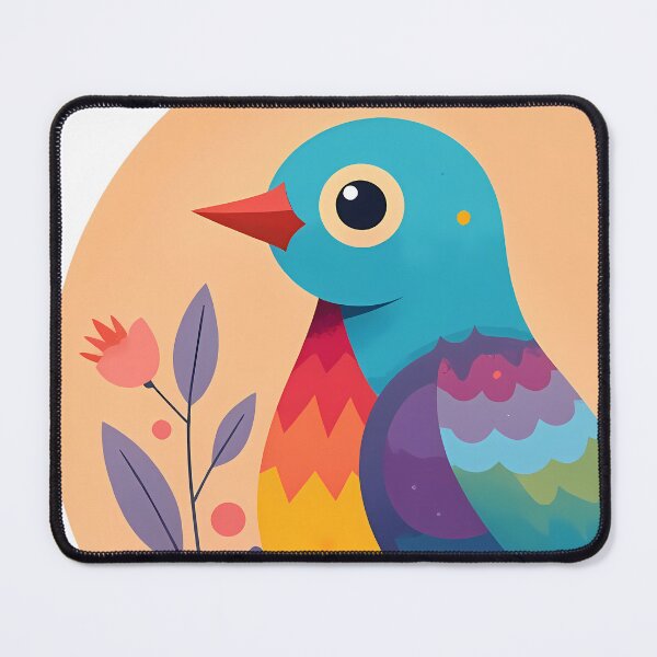 Item preview, "Blue watching carefully" designed and sold by Tecno-Art-Land.
